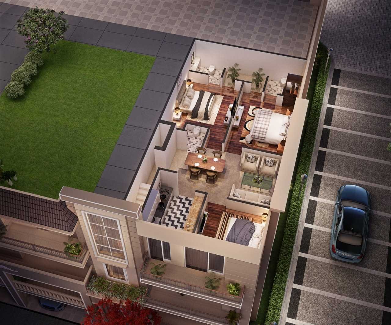 Riverdale Aerovista brings you plots, villas and independent floors - 3 BHK near Aerocity, Mohali mktd by Dewan Realtors