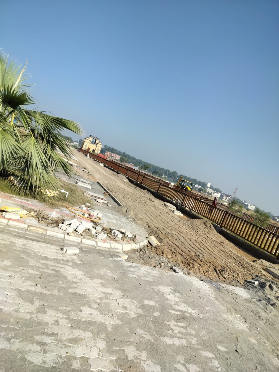 Myst Aerotown Zirakpur site development and boundary works Myst Aerotown