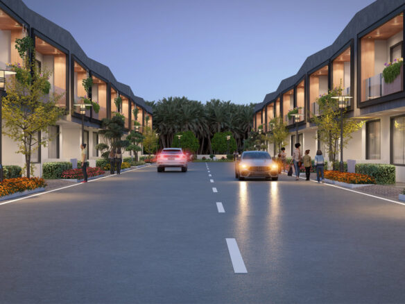 Prakrit Townhouses, Zirakpur — 3 BHK Floors 1